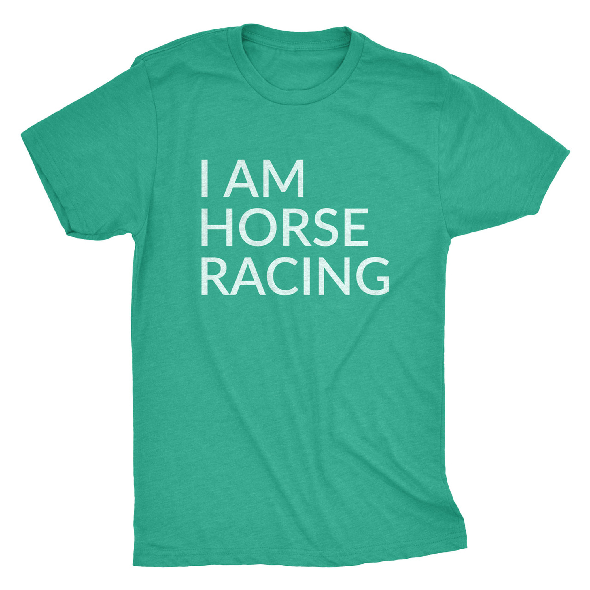 I Am Horse Racing Logo Tee Green Old Smoke Clothing Co
