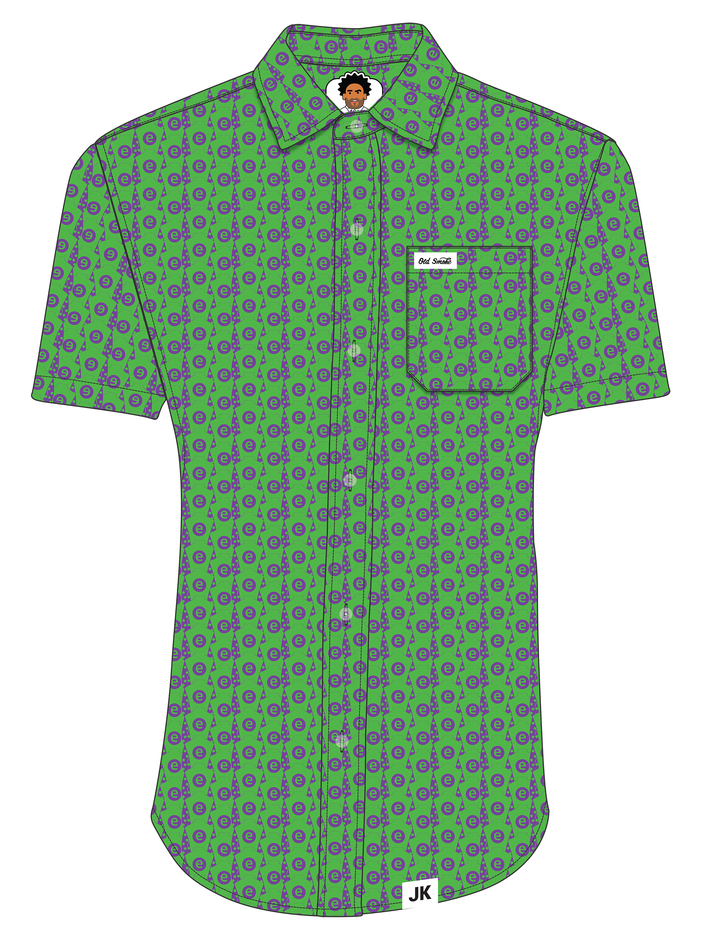THE JK BUTTON UP - e5 RACING - Old Smoke Clothing Co.