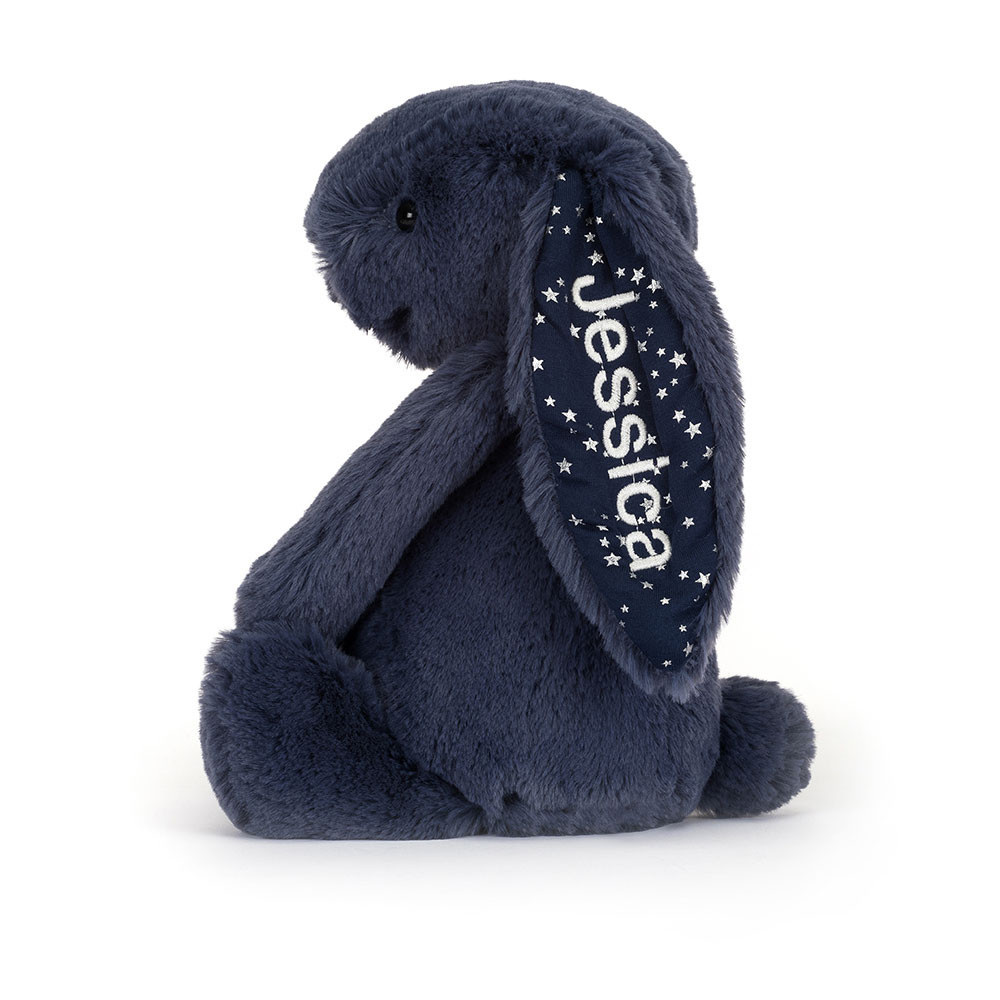 Personalised Bashful Stardust Bunny Medium - Official Jellycat