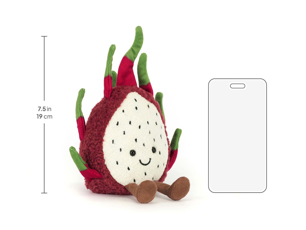 Amuseables Dragon Fruit, size chart
