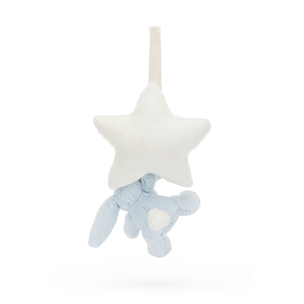 Bashful Blue Bunny Star Musical Pull, View 2