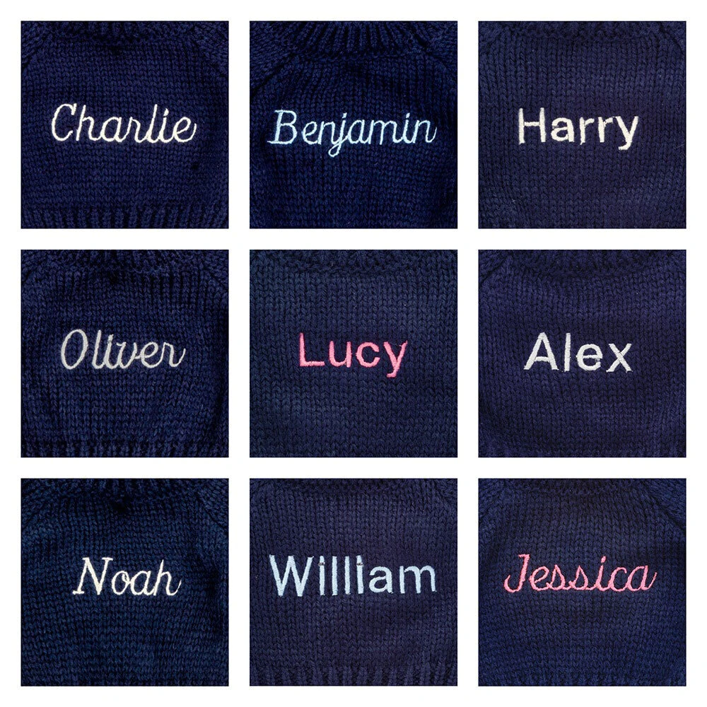 Bashful Blush Bunny with Personalised Navy Jumper, View 2
