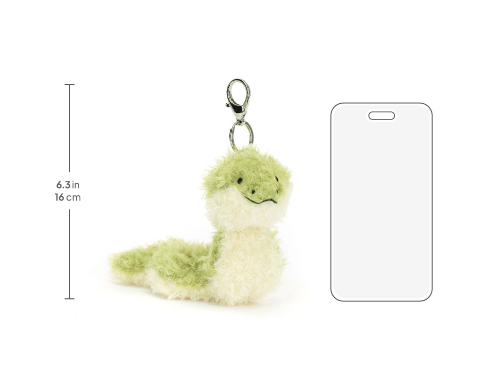 Little Snake Bag Charm, size chart