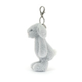 Bashful Silver Bunny Bag Charm, View  2