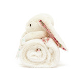 Blossom Cream Bunny 'Berry' Blankie, View 2