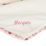Personalised Blossom Cream Bunny 'Berry' Blankie, view 2