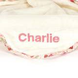 Personalised Blossom Cream Bunny 'Berry' Soother, view 2