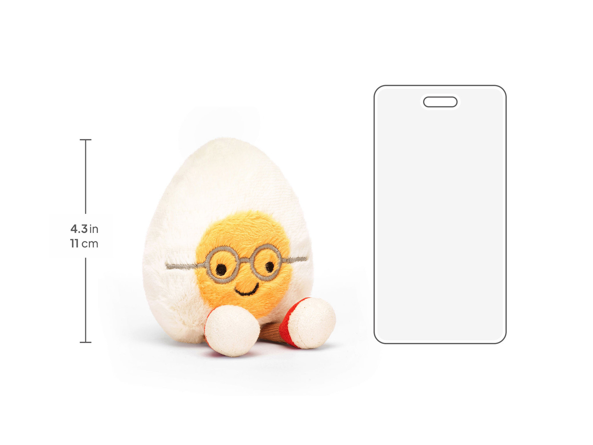 Amuseables Boiled Egg Geek – Offizielles Jellycat