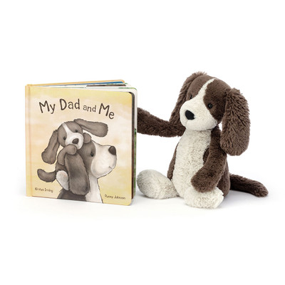 My Dad and Me Book and Bashful Fudge Puppy, Main View