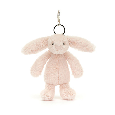 Bashful Blush Bunny Bag Charm, Main View