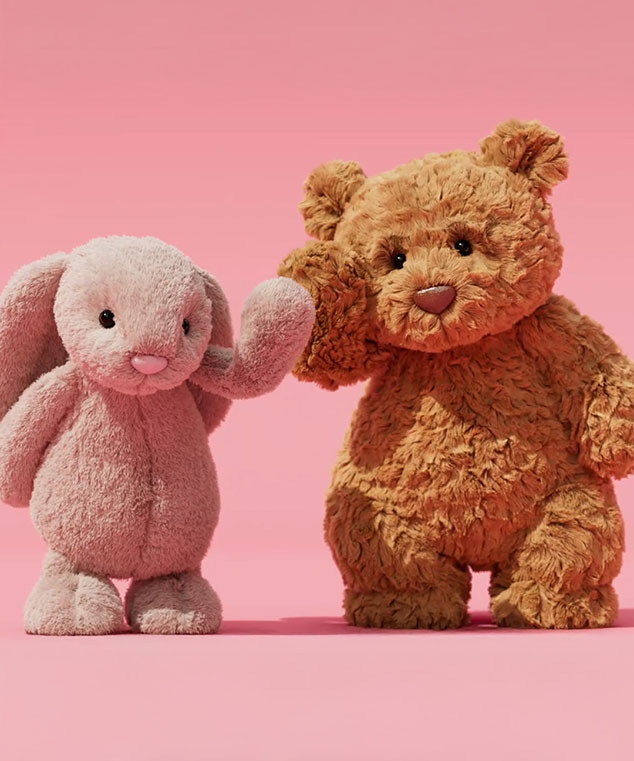 Bartholomew Bear mit bashful beige bunny