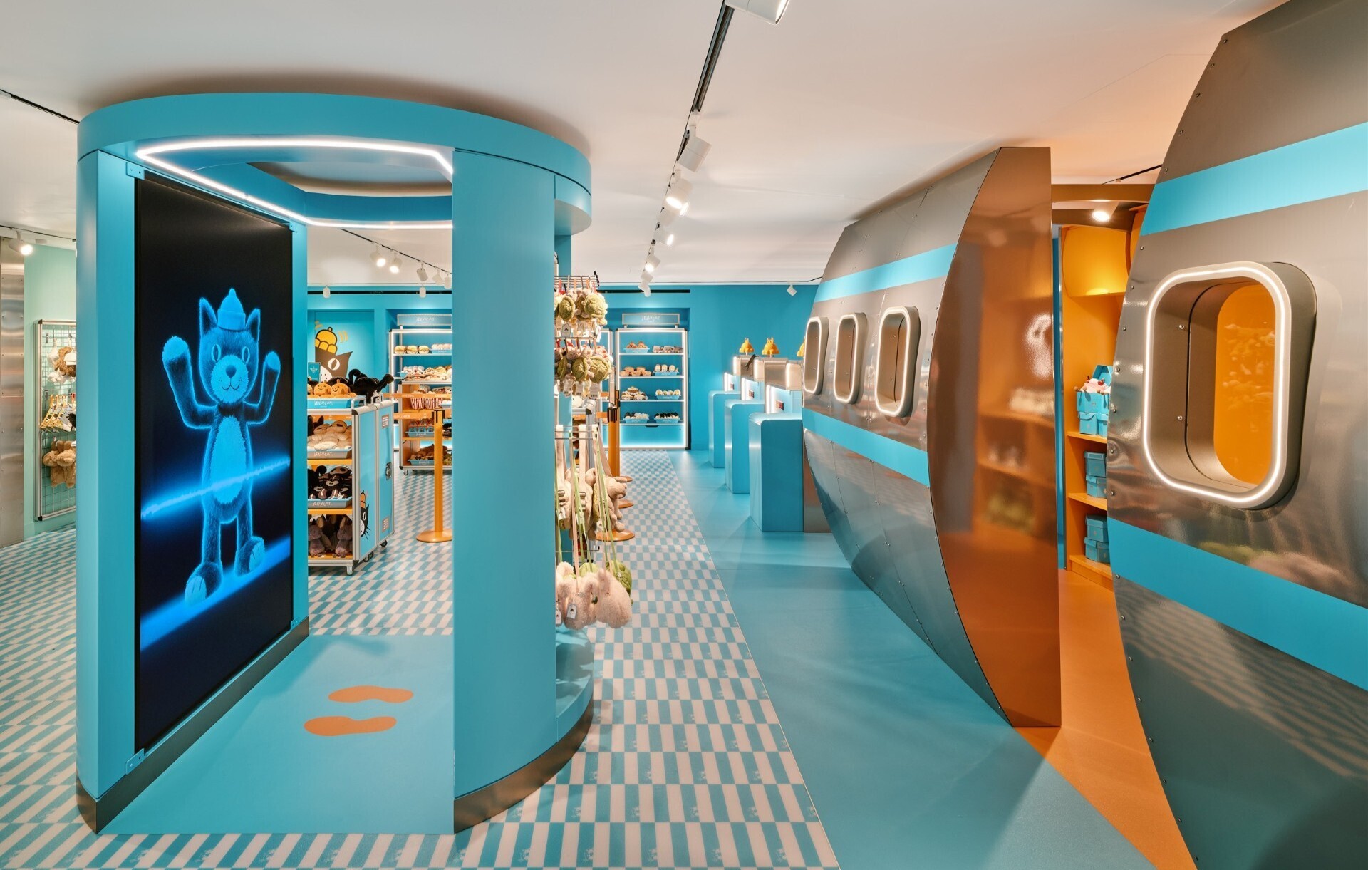 Jellycat Airlines bei Harrods in London