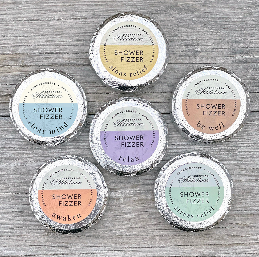 Shower Fizzer Bundle Shower Bombs Essential Addictions