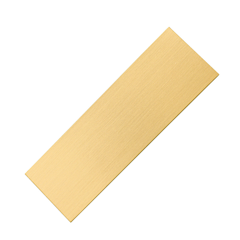 Brushed Brass .020" Engraving Blanks