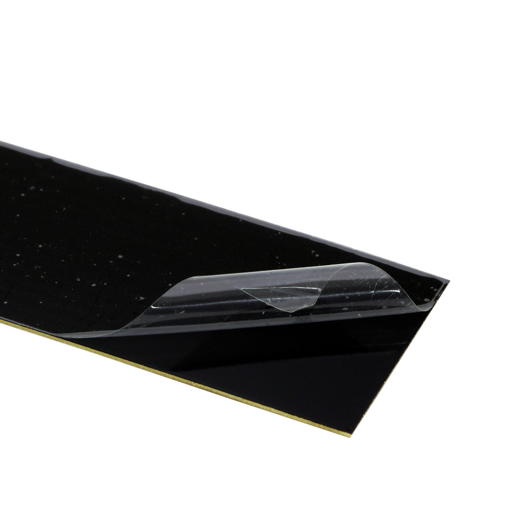 blank black brass engraving plates