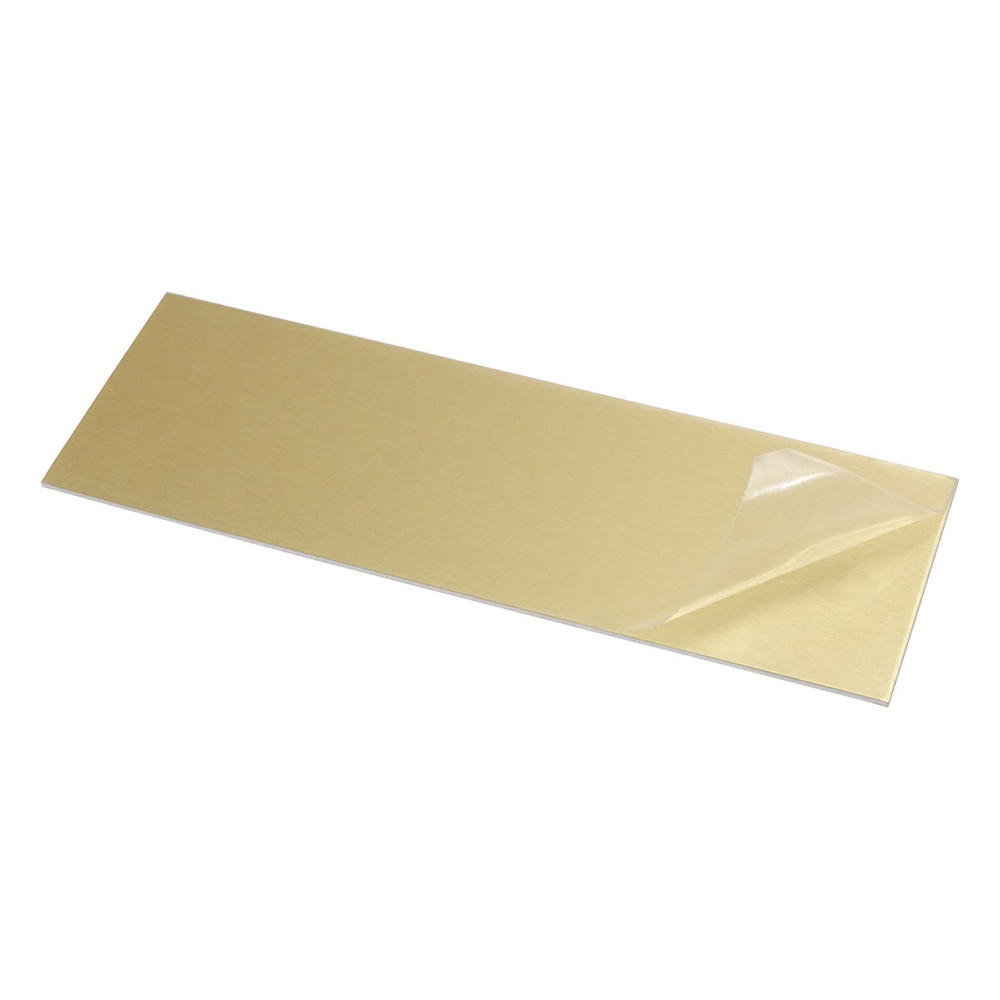 Gold Sublimate .020" Brushed Aluminum Engraving Blanks