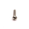 3/8" Inch Self Threading Screws Engraving Plates Silver Color 25 Pack 