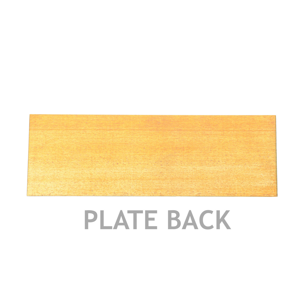 1x3 Custom Engraved Sublimation Gold Color Plate Plaque Name Tag Trophy Flag