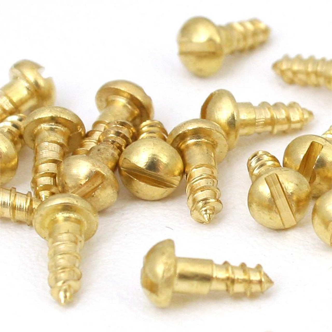 Wood Screws for Engraving Plates Gold Color - Plaque Fasteners