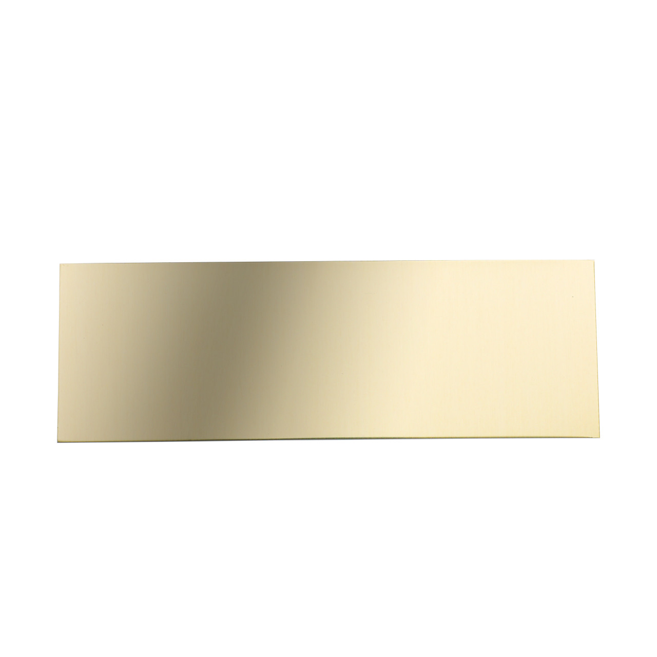 Trophy sheild engraving plate 35 x 40mm gold plated 
