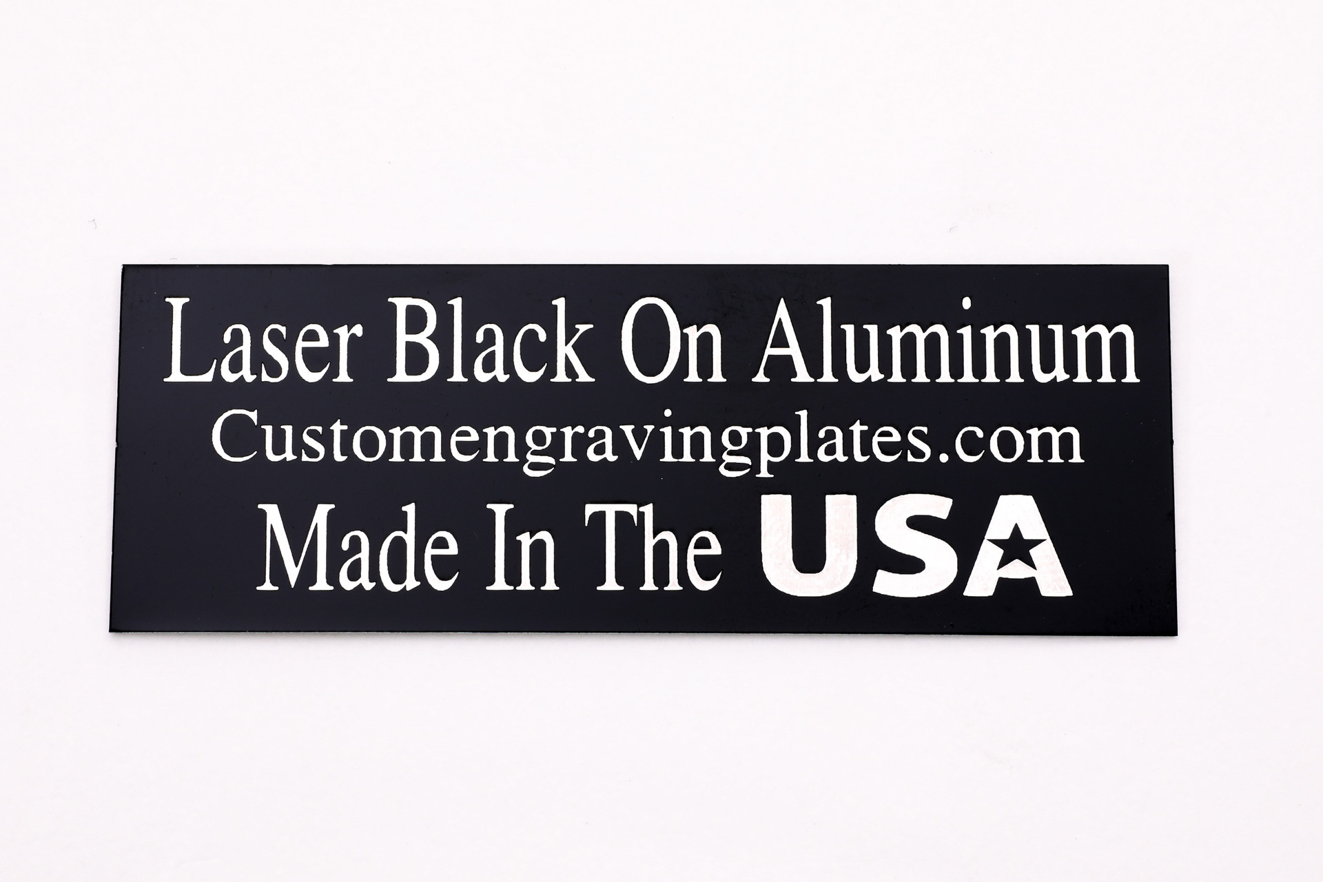 Engraving Plates Brushed Finish Aluminum Blank Plate Trophy, Name