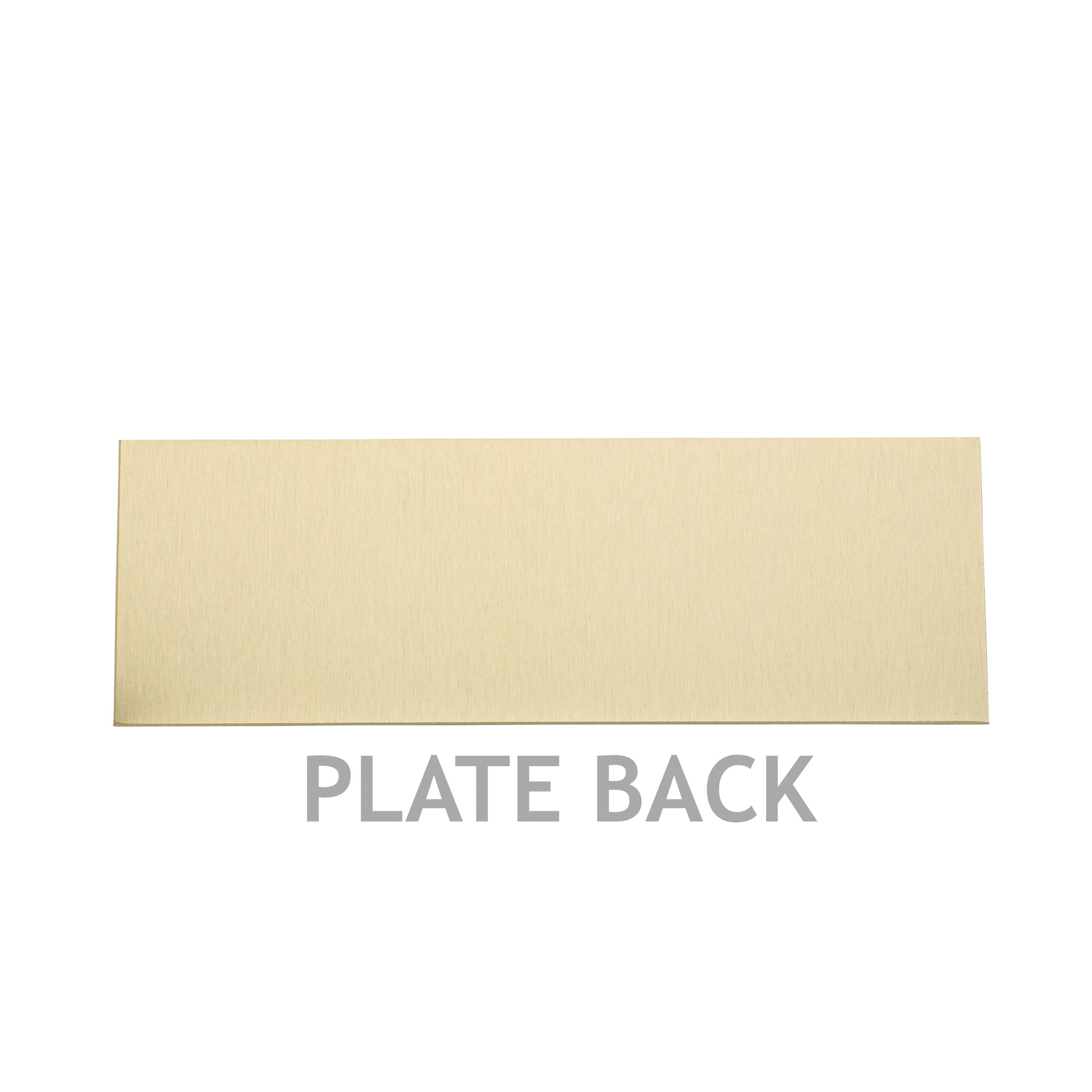 Engraving Plates Blanks Anodized Gold Color Aluminum Engraving Blanks
