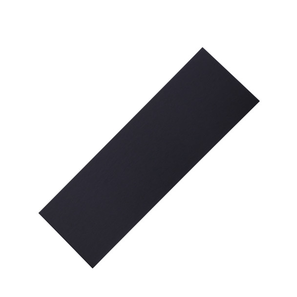 .040" Anodized Aluminum Brushed Black Engraving Blanks 