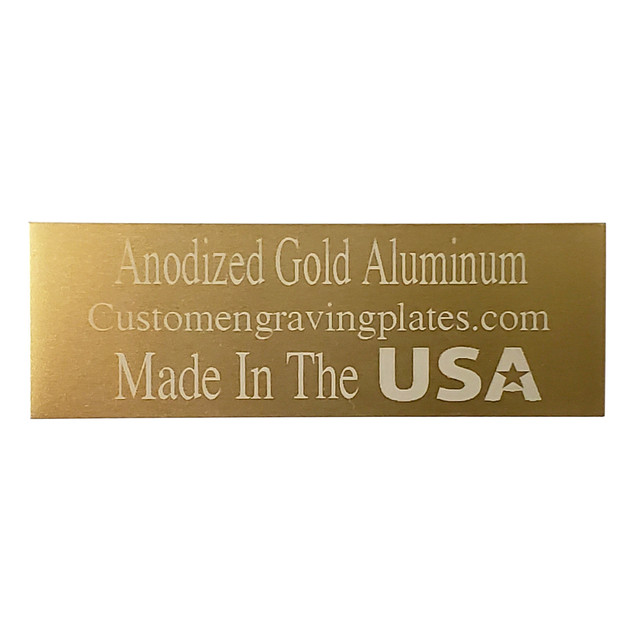 Custom Engraving Plates Made in USA Wholesale Brass & Aluminum