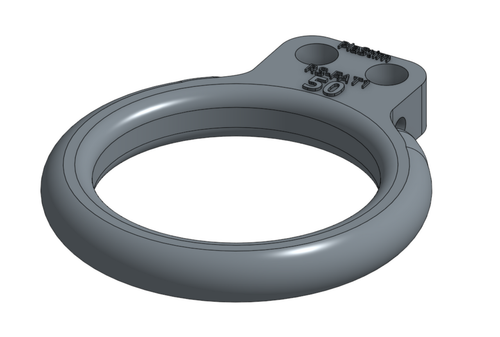 The Fat Ring (RS-FAT1) — 50mm, showing the 2mm and 4mm ports