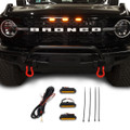 IAG I-Line 3pc Amber Grille Light Kit for High End Grill (Badlands, Wildtrak, First Edition) for 2021+ Ford Bronco IAG I-Line 3pc Amber Grille Light Kit for High End Grill (Badlands, Wildtrak, First Edition) for 2021+ Ford Bronco