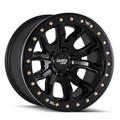Dirty Life 9303 DT-1 17x9 / 5x139.7 BP / -38mm Offset / 108mm Hub Matte Black Wheel - Beadlock - 9303-7985MB38