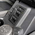 IAG I-Line 2pc Window Switch Panel Cover Kit Gloss Carbon for 2021-24 Ford Bronco - Installed Front IAG I-Line 2pc Window Switch Panel Cover Kit Gloss Carbon for 2021-24 Ford Bronco - Installed Front