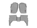 WeatherTech 01-04 Toyota Tacoma (Double Cab Only) Front & Rear FloorLiner - Grey