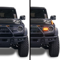IAG l-Line Trail Marker w/ LED Lights in Matte Black for 2021+ Ford Bronco - - Comparison 2 IAG l-Line Trail Marker w/ LED Lights in Matte Black for 2021+ Ford Bronco - - Comparison 2