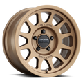 Method MR703 17x7.5 +50mm Offset 5x130 78.1mm CB Method Bronze Wheel - MR70377553950 - Angle