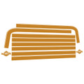 IAG Off-Road™ Boss Style Vinyl Side Stripe Kit fits 2021+ Ford Bronco 4 Door - Gold