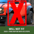 IAG Full Length EZ-Step Add-on DOES NOT FIT 2022+ Ford Bronco Raptor IAG Full Length EZ-Step Add-on DOES NOT FIT 2022+ Ford Bronco Raptor