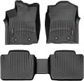 WeatherTech 2018+ Toyota Tacoma Front and Rear FloorLiner - Black (Fits Access/Double Cab) - 4412991-440215