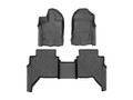 WeatherTech 2019+ Ford Ranger Supercrew Front & Rear Floorliner - Black - 441518-1-2 WeatherTech 2019+ Ford Ranger Supercrew Front & Rear Floorliner - Black - 441518-1-2