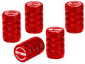 Method Valve Stem Cap 5 pack - Red - MH-VSC2