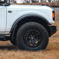 IAG Trail Shield Adjustable Mud Flaps Front Set Only For 2021+ Ford Bronco - Installed IAG Trail Shield Adjustable Mud Flaps Front Set Only For 2021+ Ford Bronco - Installed