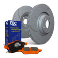 EBC S8 Orangestuff Rear Brake Pads and GD Sport Rear Rotors Kit For 2011-21 Jeep Grand Cherokee