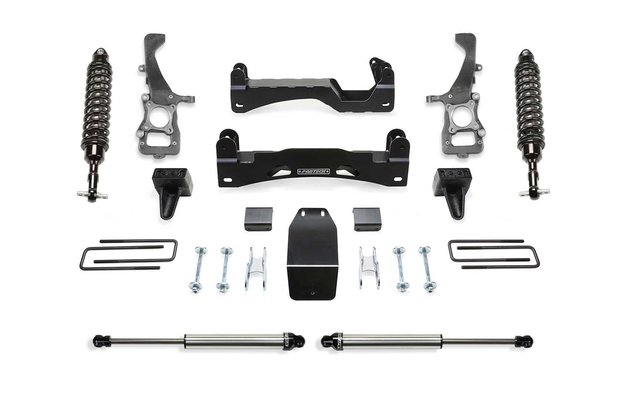Fabtech 2021 Ford F150 4WD 6in Perf Sys w/Dlss 2.5 C/O & Rr Dlss