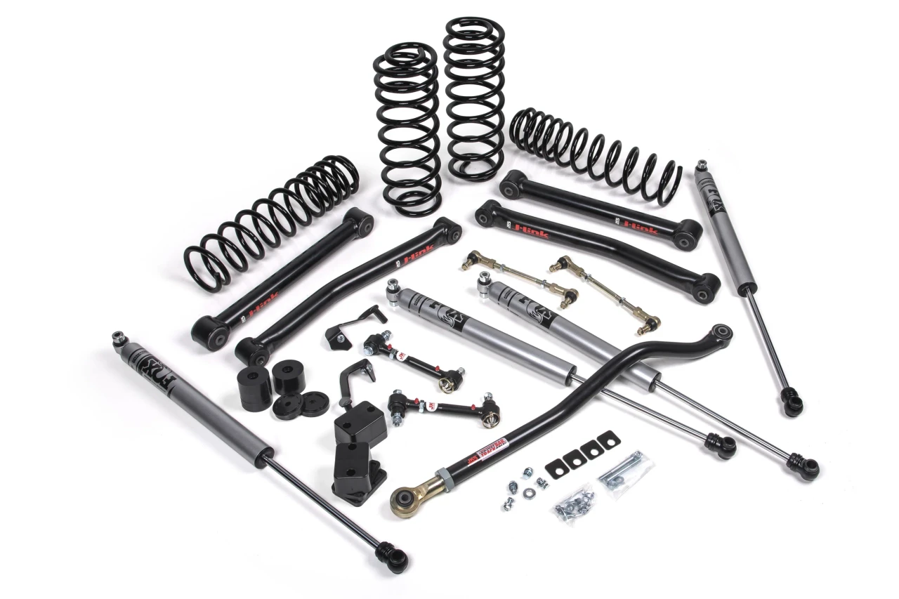 JKS 18-21 Jeep JL J-Konnect 3.5in 4Dr w/Fox Adventure Series Shocks STD Rate Coils - JSPEC123KFA