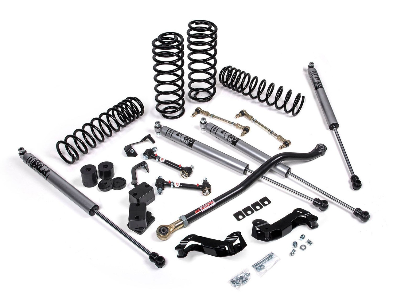 JKS 20-21 Jeep JL J-Kontrol 2.5in 4Dr w/Fox Adventure Series Shocks - DIESEL - JSPEC166KFA