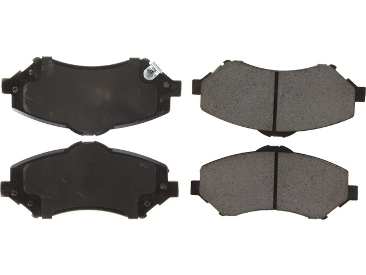 PosiQuiet 07-12 Jeep Wrangler Ceramic Front Brake Pads - 105.12730