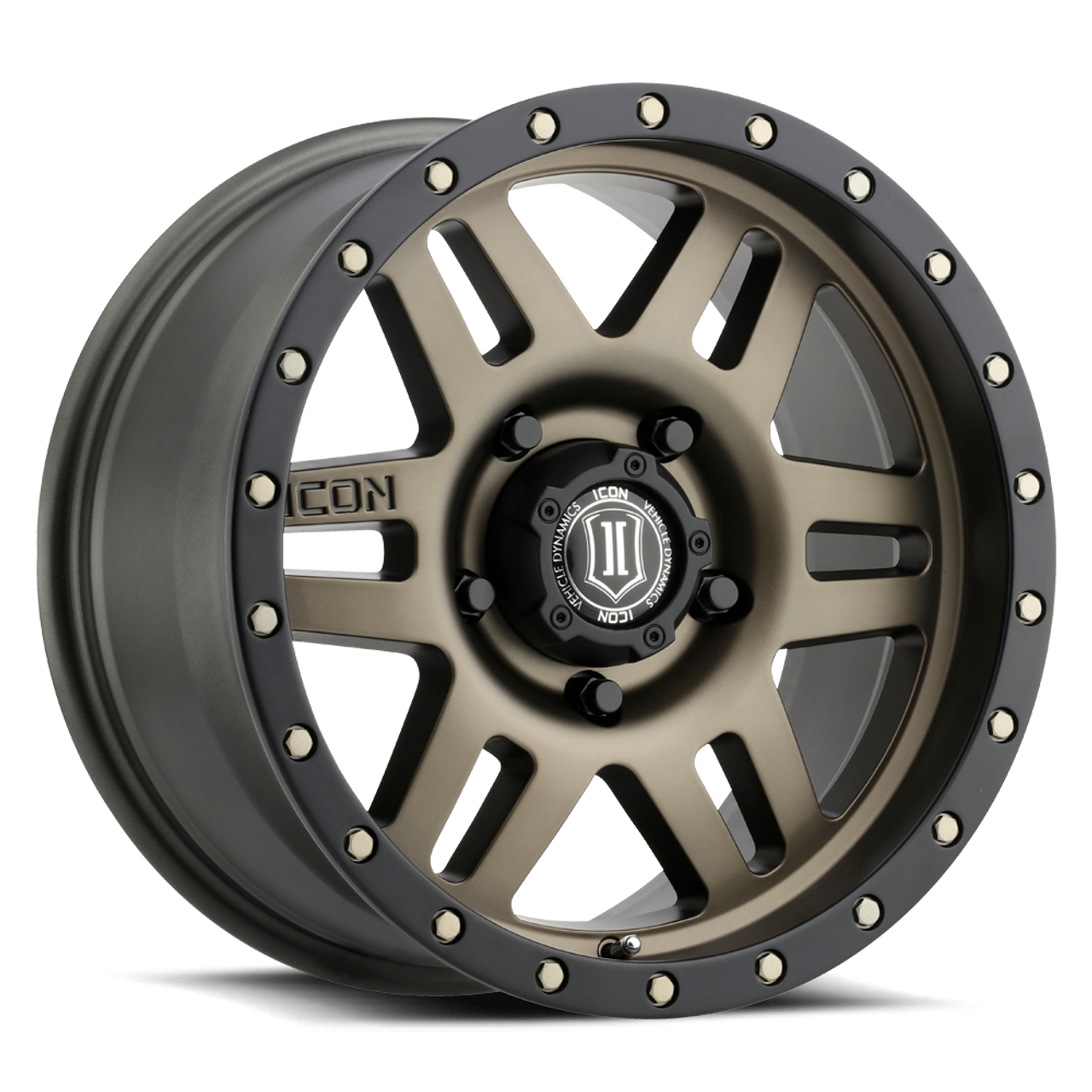 ICON Six Speed 17x8.5 5x150 25mm Offset 5.75in BS 116.5mm Bore Bronze Wheel - 1417855557BR