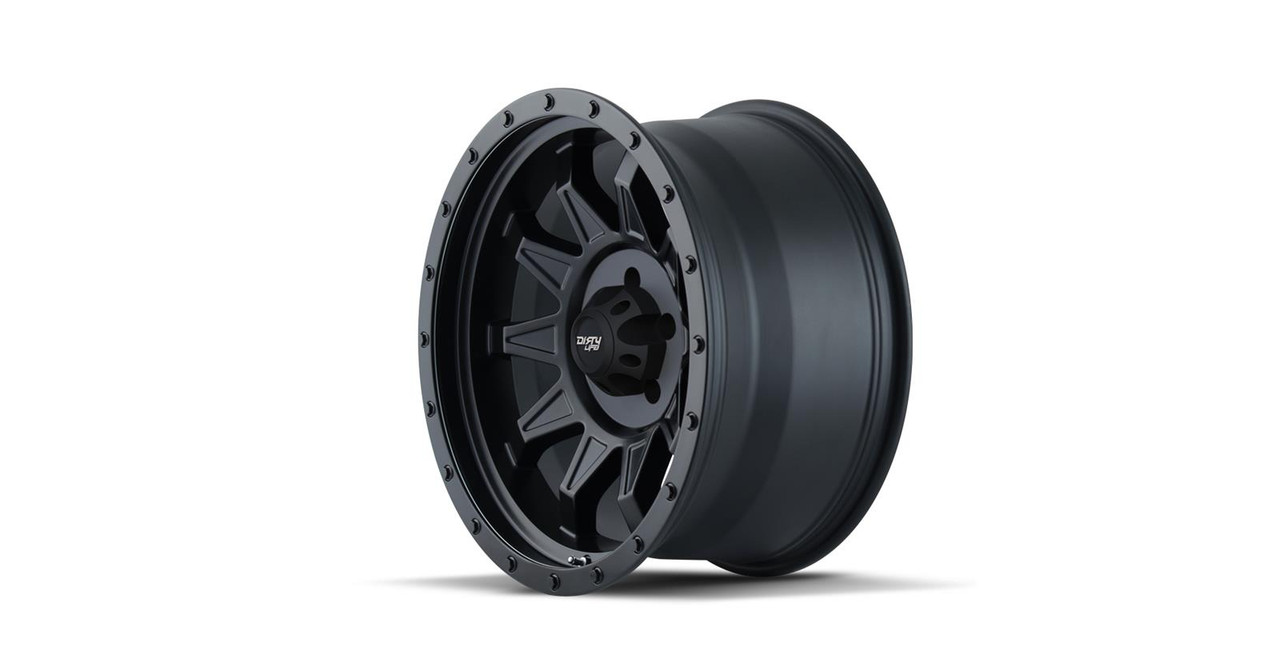 Dirty Life 9301 Roadkill 20x10/5x150 BP/-19mm Offset/110mm Hub Matte Black Wheel - Beadlock - 9301-2150MB