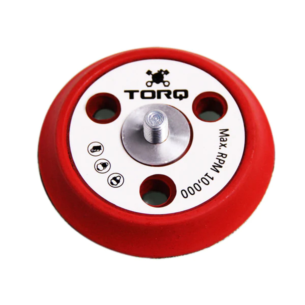 Chemical Guys TORQ R5 Dual-Action Red Backing Plate w/Hyper Flex Technology - 5in - BUFLC_201