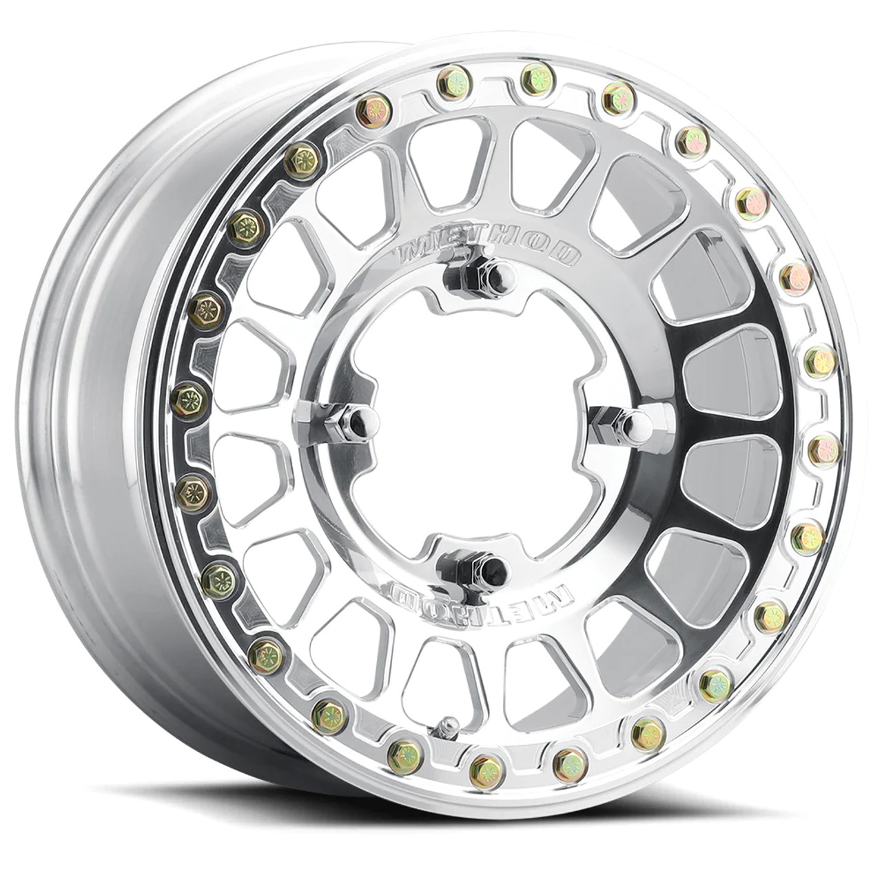 Method MR413 UTV Beadlock 15x738mm Offset 4x136 96mm CB Polished Wheel